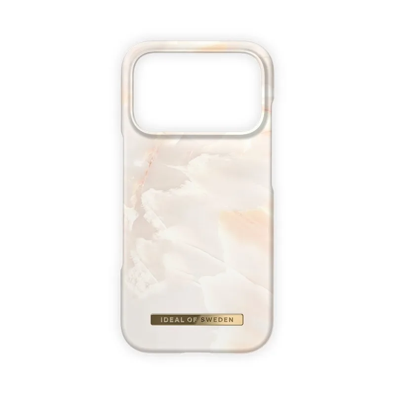 iDeal Fashion Printed Case MagSafe iPhone 17 Pro Rose Pearl Marble IDFCMS…