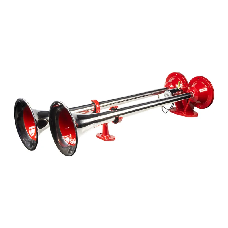 2-tónová fanfára 640mm, červená/chrom, bez kompresoru sn-031
