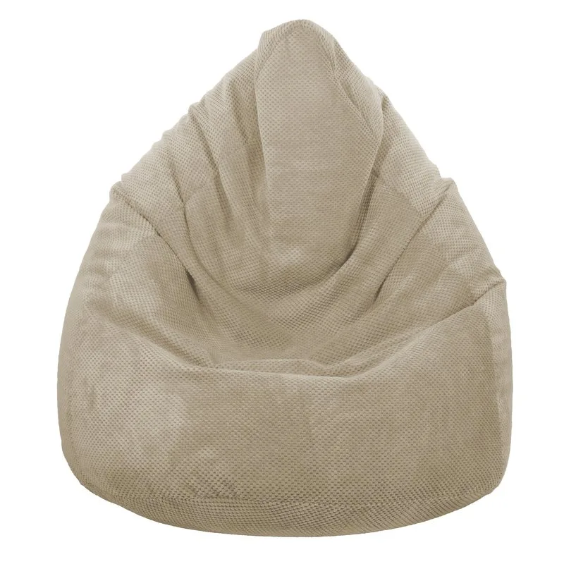Toffel Sedací vak MAXI COMFORT Plyš 125x95 cm Vzor: BÉŽOVÁ