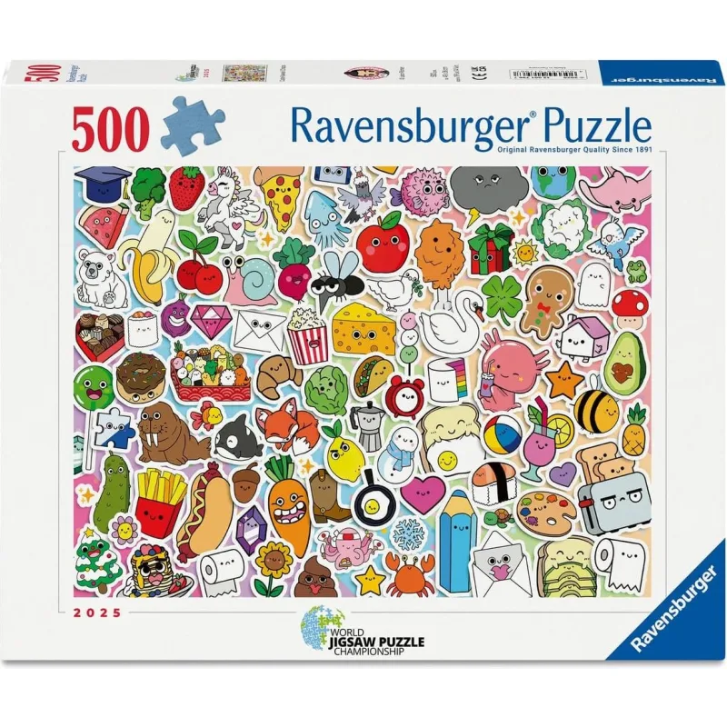 Puzzle Ravensburger 500 dielikov Roztomilý chaos