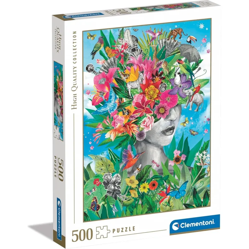 Puzzle Clementoni 500 dielikov Hlavou v džungli
