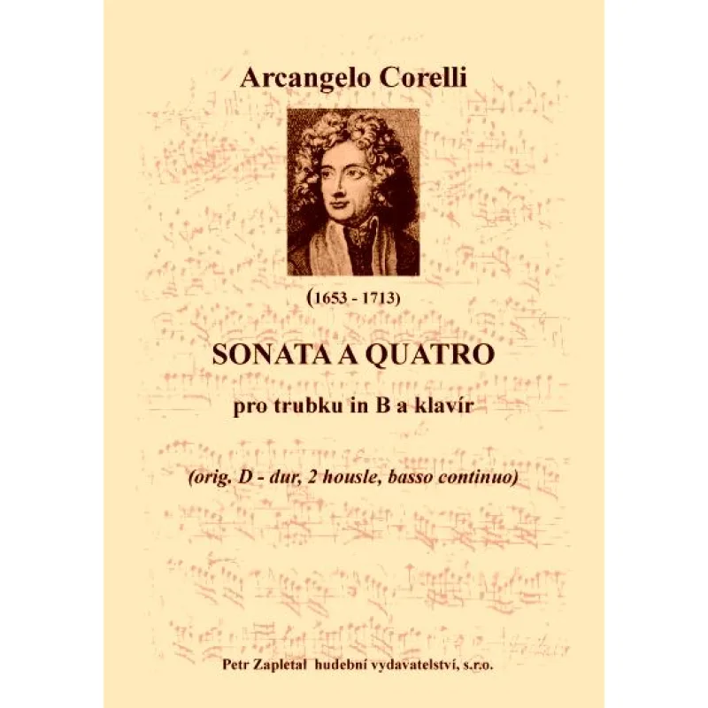 NotaNota Sonata a quatro (úprava B - dur)