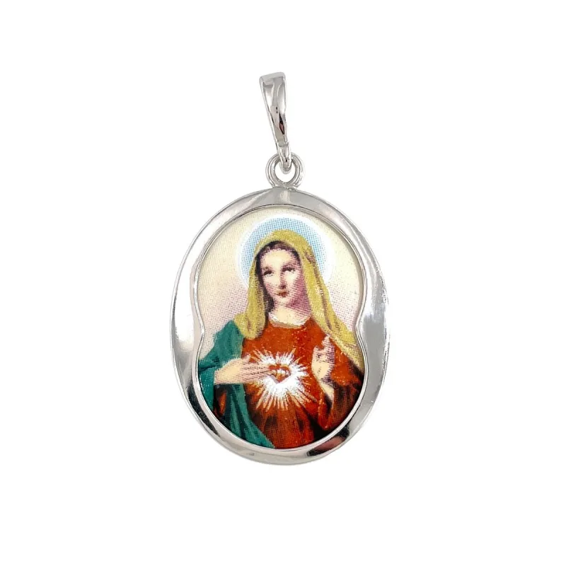 Prívesok madonka červeno zelená 446759017