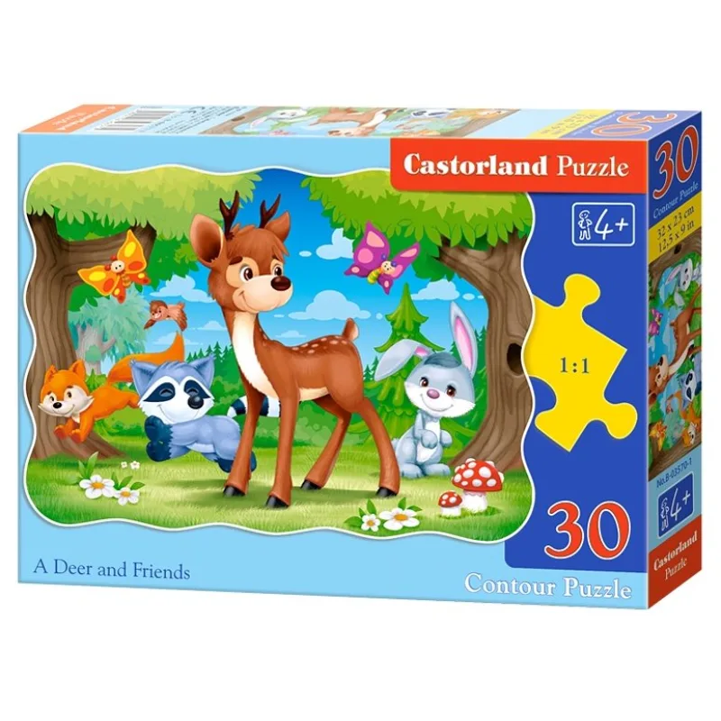Castorland Puzzle Koloušek a jeho priatelia 30 dielikov
