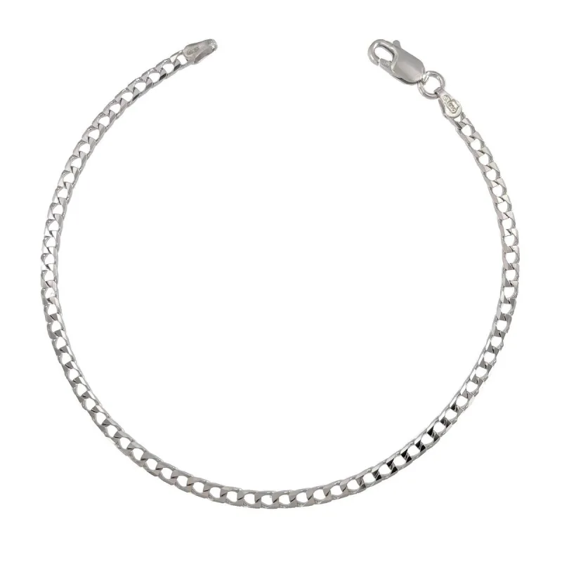 Strieborný náramok kockový pancr dĺžka náramku 19cm