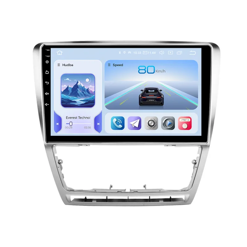 Xtrons 2DIN autorádio IQP-XEV02 Android, Škoda Octavia II IQP-UN08/A7068