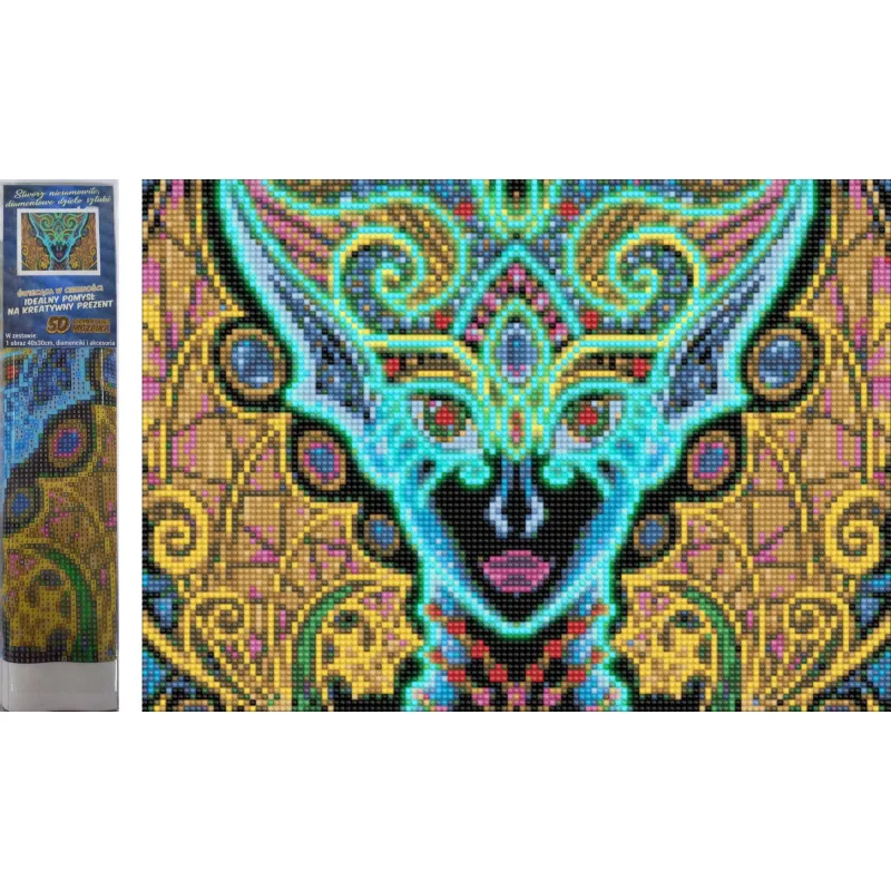 Norimpex Svietiace diamantové maľovanie Dáma 40x30cm