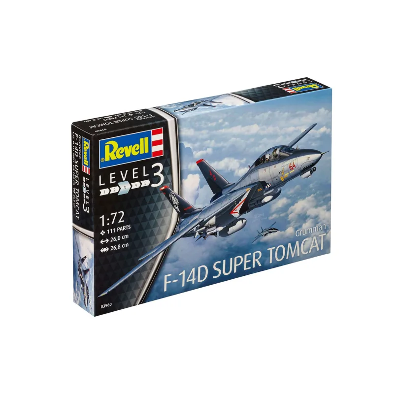 Revell Plastic ModelKit lietadlo 03960 - F-14D Super Tomcat (1:72)