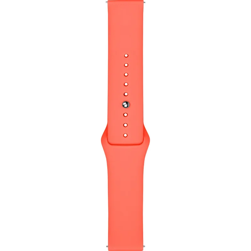 Silikónový remienok na hodinky 20 mm oranžový A-NIS AS1606.19-20