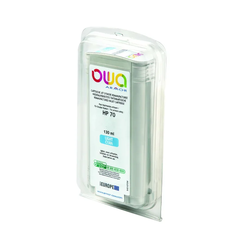 OWA Armor ink-jet kompatibilní s HP DJ Z 2100 light cyan,130 ml,kom.s C9390A B45107OW