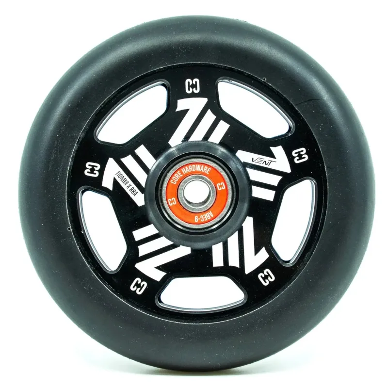 Kolečko CORE Vent Hollow 110mm Černá