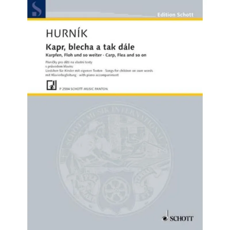 Schott Music Panton Kapr, blecha atd.
