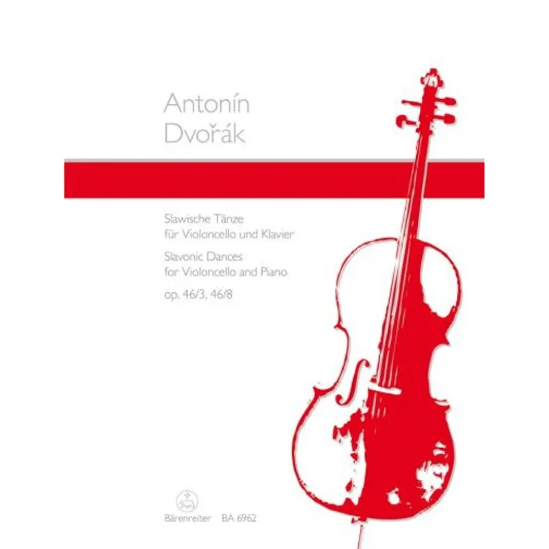 Bärenreiter Slovanské tance pro violoncello a klavír op. 46, č. 3 a 8