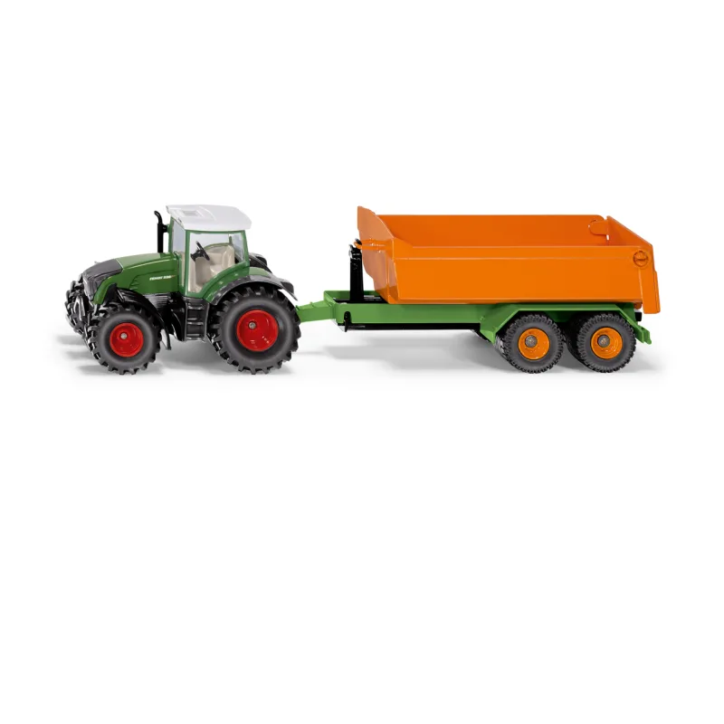 SIKU 1989 Farmer - traktor Fendt s vyklápacím prívesom, 1:50