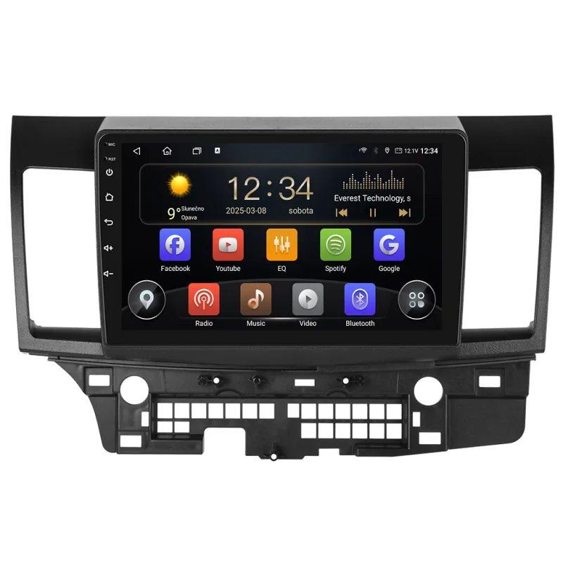 Isudar 2DIN autorádio T72-IEV52 Android, Mitsubishi Lancer VIII B310