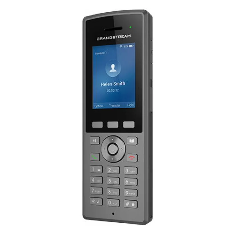 Grandstream WP825 SIP WiFi telefon, odolná IP67, 2,4 bar. displ., 2SIP úč., BT, Micro USB, Handover WP825