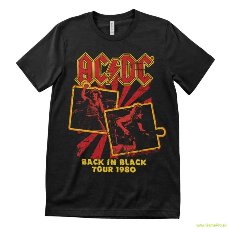 AC/DC Back In Black Tour 1980 (tričko)