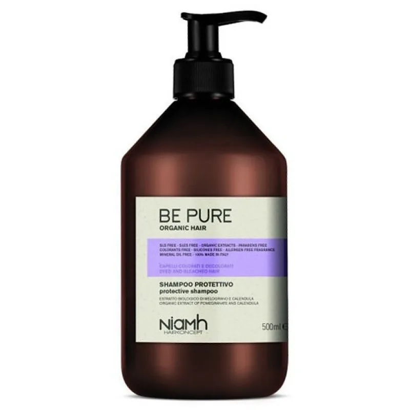 NIAMH Be Pure Protective Shampoo 500ml - šampón po farbení a odfarbovanie