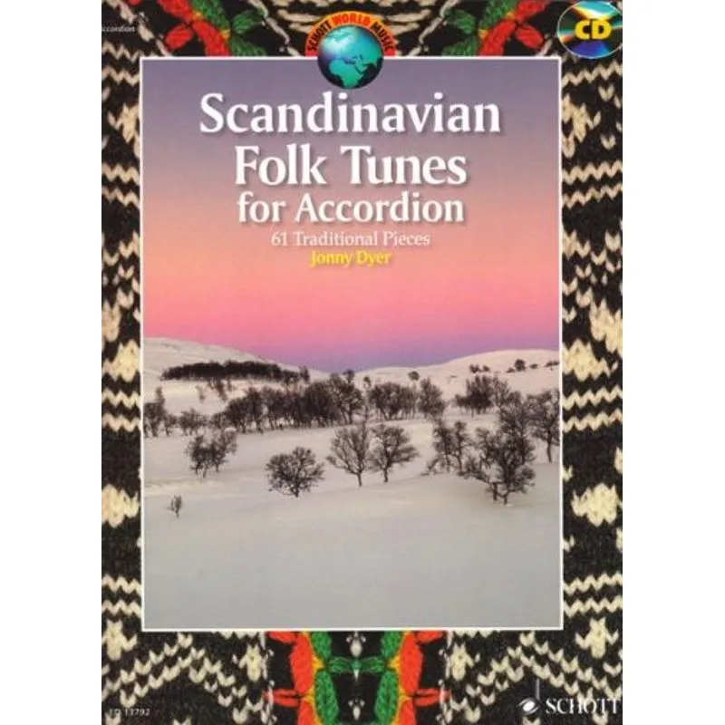 Schott Music Scandinavian Folk Tunes for Accordion + CD