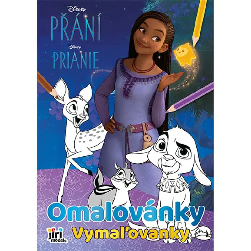 Jiri Models Omaľovánka A4 ŽELANIE