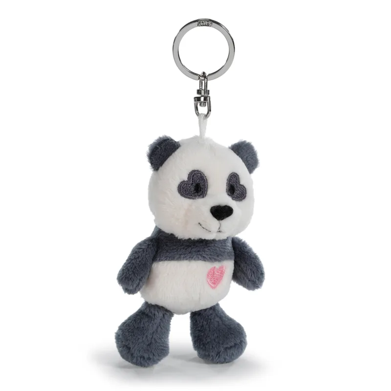 NICI kľúčenka Panda Love so srdiečkom 10cm