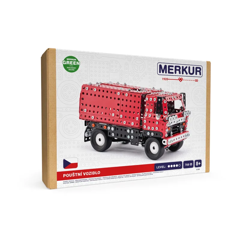 MERKUR - Stavebnice MERKUR - Stavebnica Merkur - Púštne vozidlo 4x4