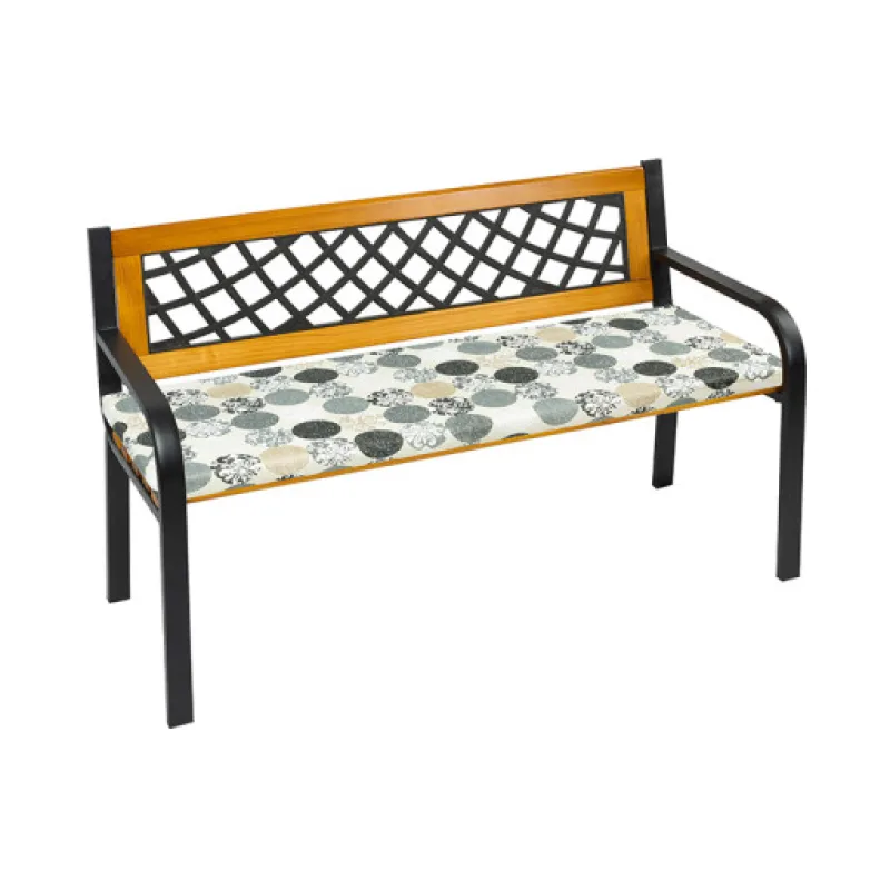 Bellatex Sedák na lavici hladký, Koule šedá - 40x120 cm