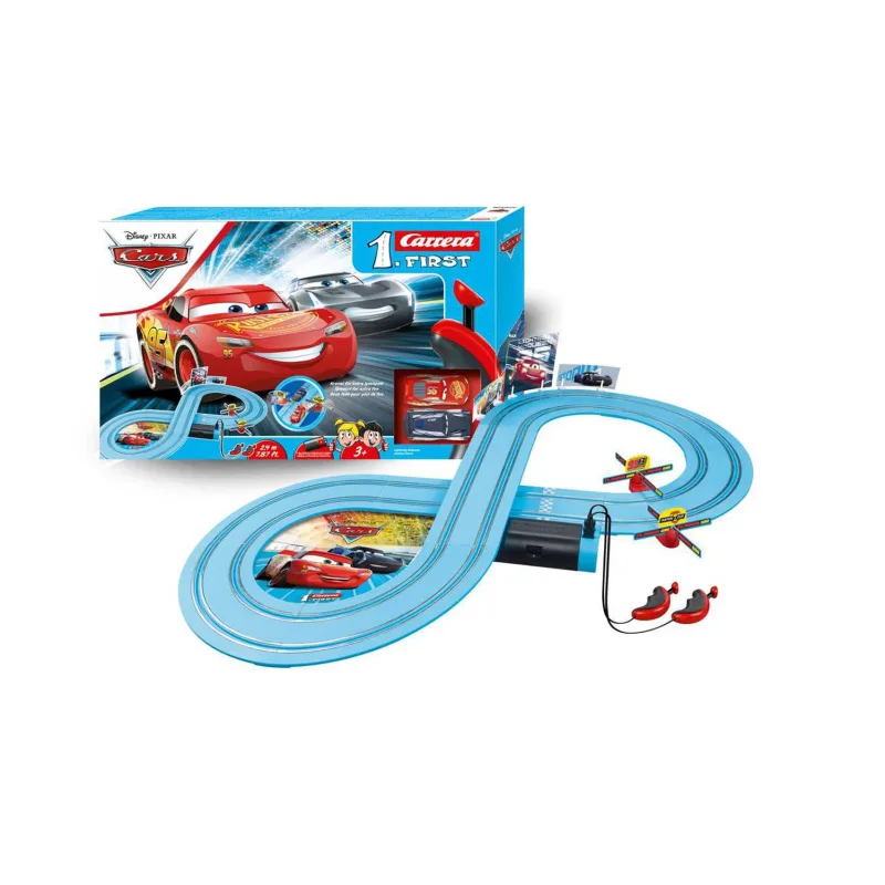 Carrera Autodráha Carrera First Paw Patrol/Tlapková Patrola 2,4m plast +2 autá na bat. v krabici 50x30x7cm
