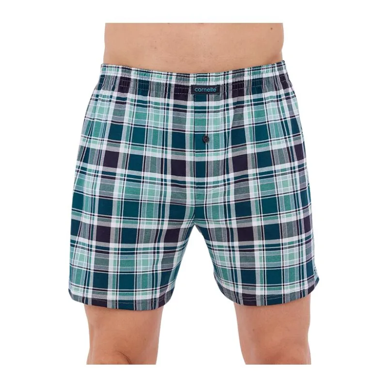 Pánske trenírky Comfort 2291 modro-zelené 4XL