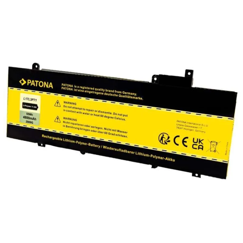 PATONA baterie pro ntb LENOVO Thinkpad T480S 4800mAh Li-Pol 11,55V (PT2909)