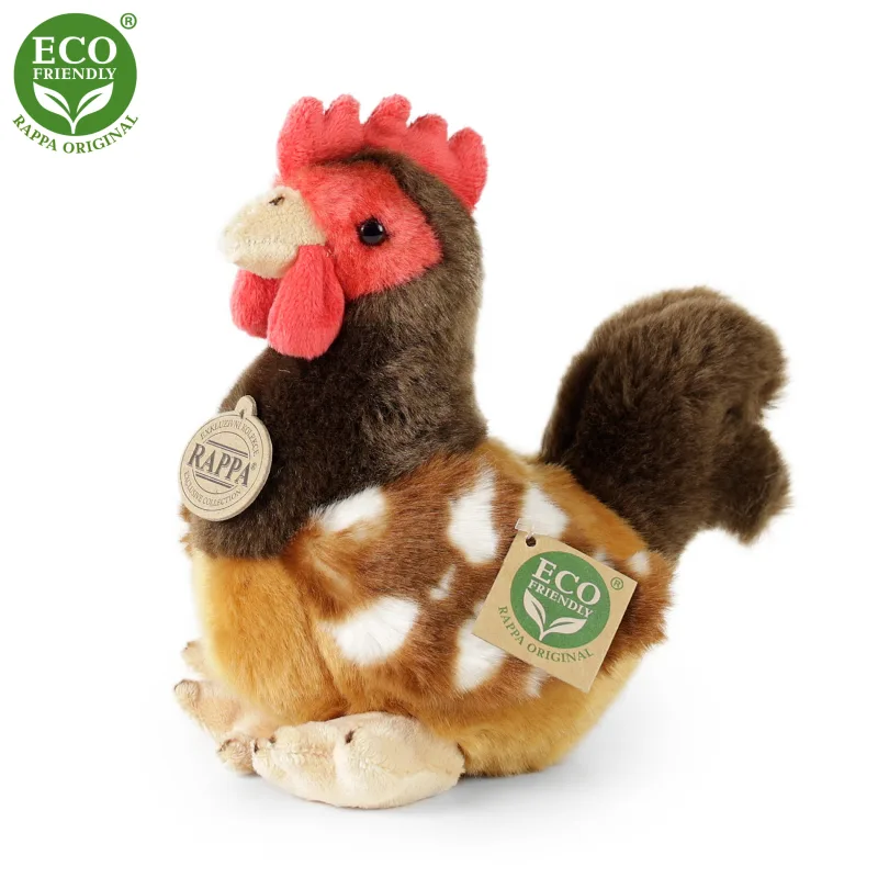 Rappa Plyšová sliepka 18 cm ECO-FRIENDLY
