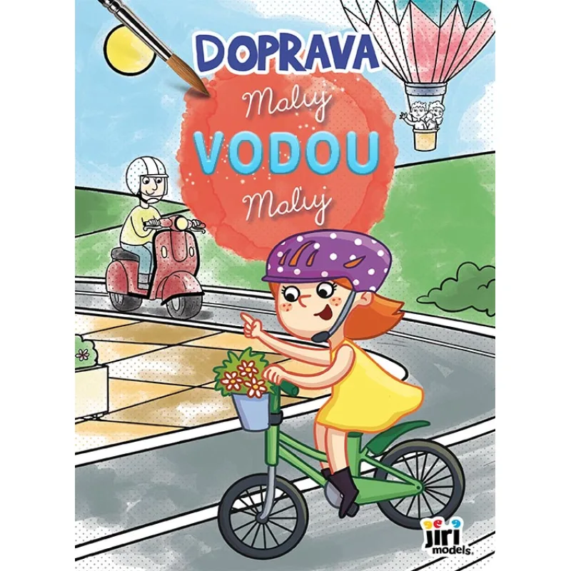 Jiri Models Omaľovánka Maľuj vodou Doprava