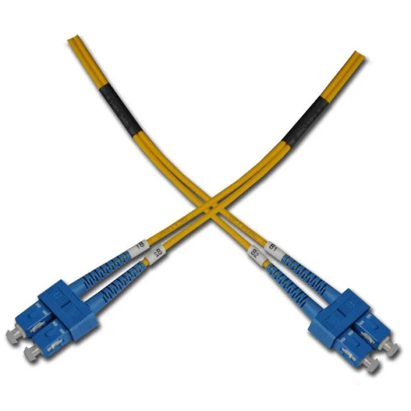 OEM Optický patchkabel duplexní, SC-SC 9/125um SM 0,5m, OS2 1019