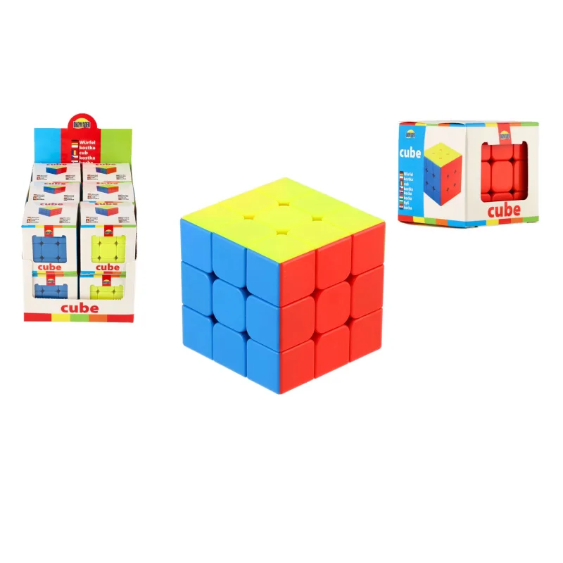 Dromader Dromedár Kocka hlavolam 3x3x3 plast 5,5x5,5x5,5cm v krabičke