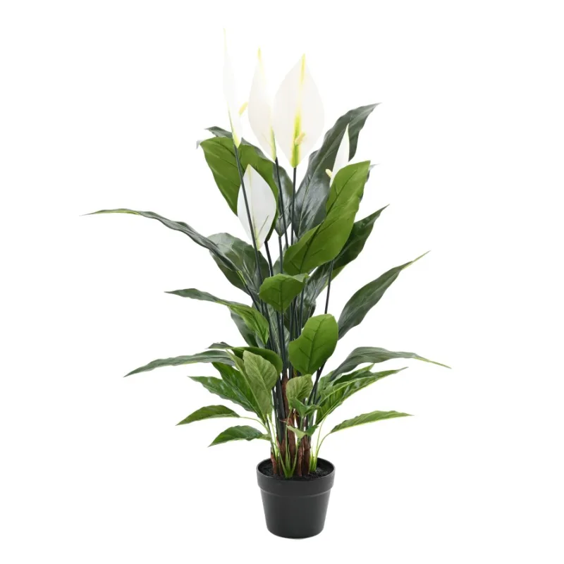 Umelý kvet Spathiphyllum - Lopatkovec, 90cm