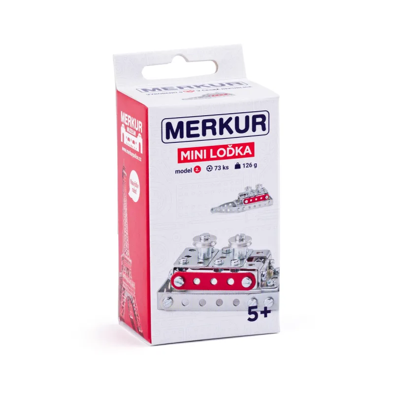 MERKUR - Stavebnice MERKUR - Stavebnica Mini 52 - loďka