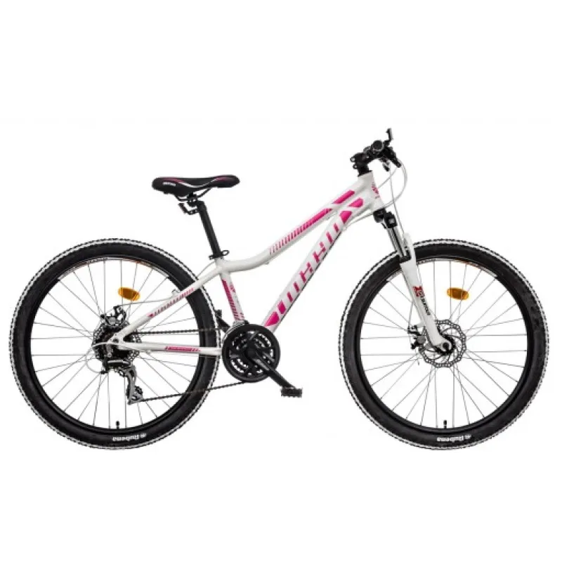 Mayo XC Tour D UNI 26" Horské kolo 2025, rám 13", bílo-růžové, Brzdy Mechanické SACCON
