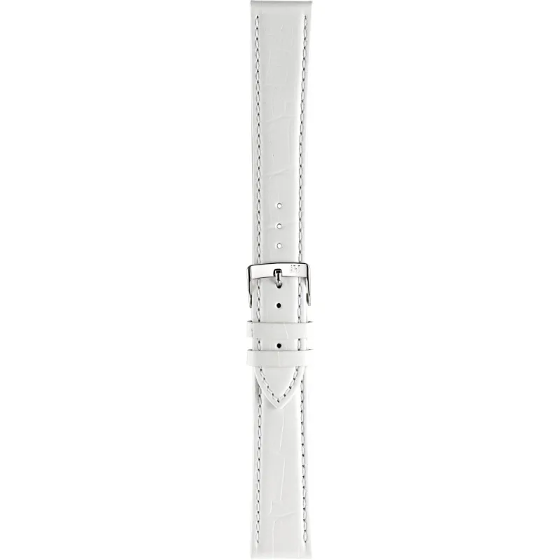 Bolle EC - Kožený remienok na hodinky 20 mm biely MORELLATO A01X5203480017CR20