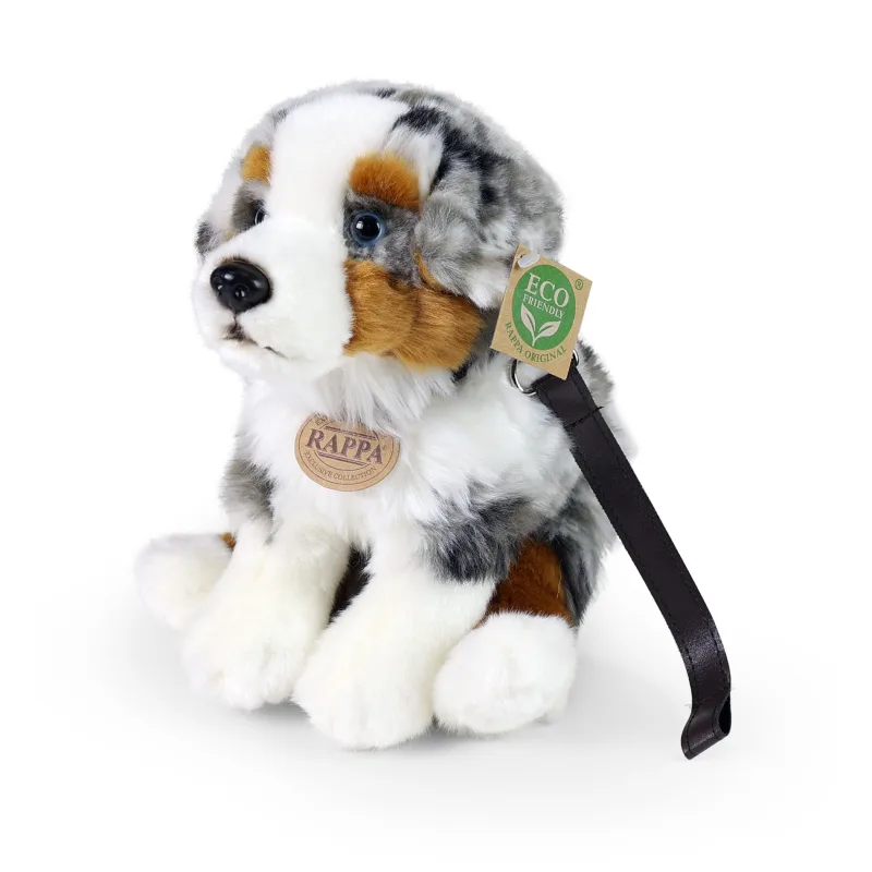 Rappa Plyšový pes Austrálsky ovčiak 27 cm ECO-FRIENDLY