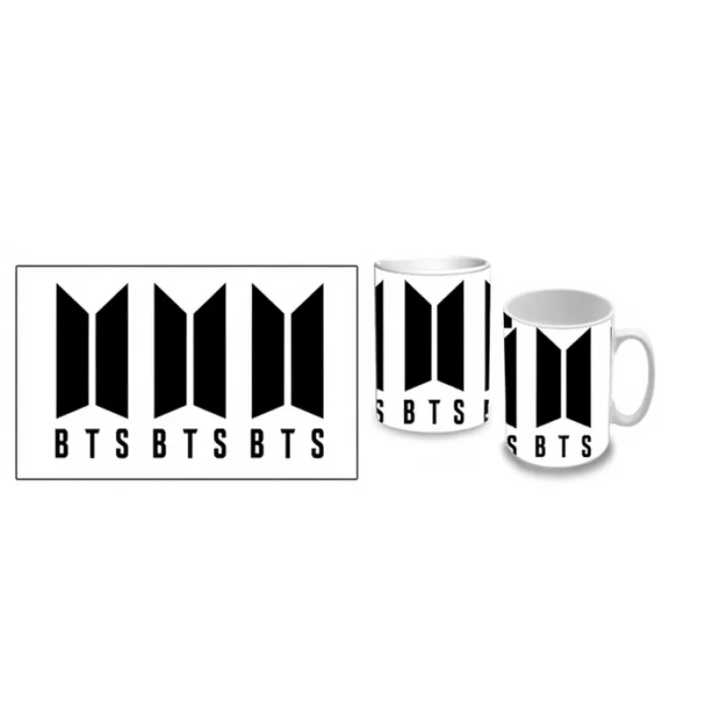 BTS Beyond The Scene - Black Logo (hrnček)
