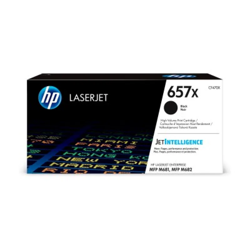 HP 657X High Yield černá LJ Cartridge, CF470X CF470X