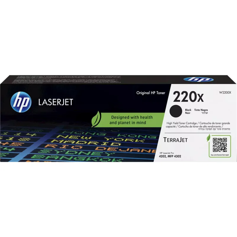 HP W2200X, black toner. kazeta HP LaserJet 220X W2200X