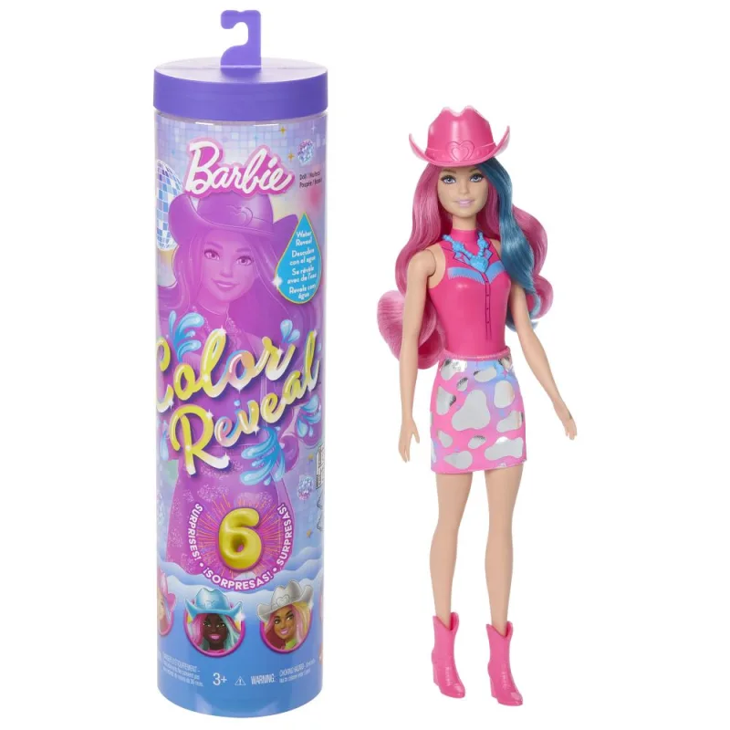 Mattel Barbie COLOR REVEAL BARBIE DISCO HVIEZDA ASST