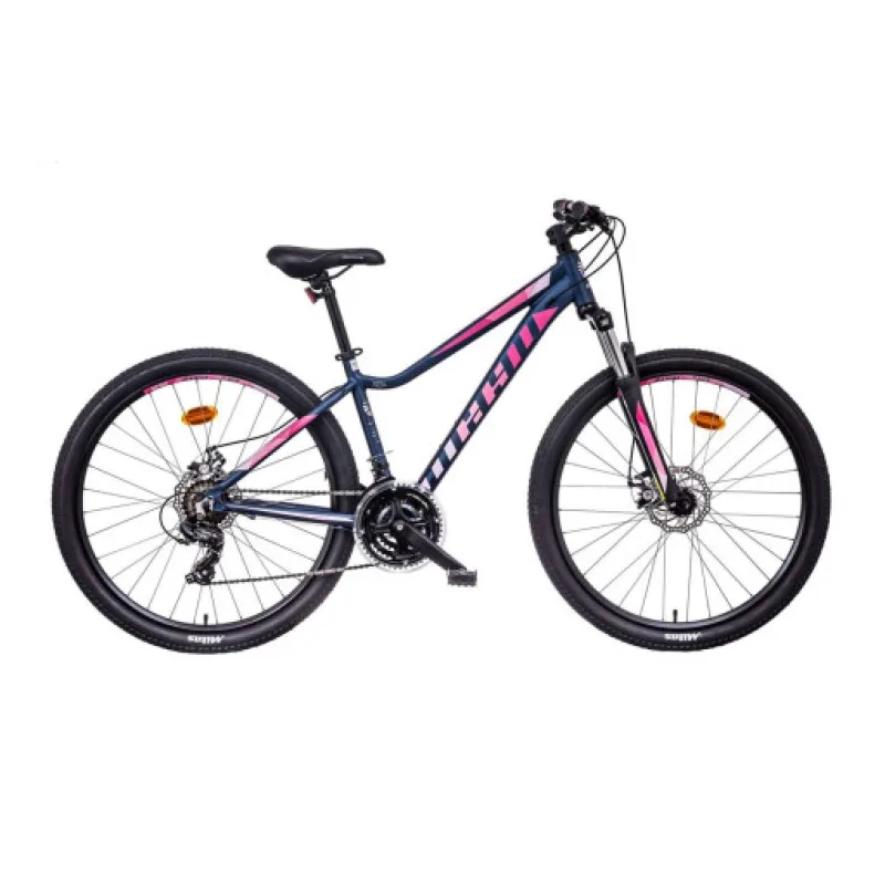 Mayo XC 27,5 Basic Lite D Horské kolo 2025, petrolejovo-růžová, Brzdy Mechanické SACCON