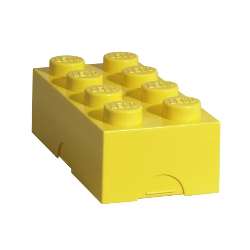 Smartlife LEGO box na svačinu 100 x 200 x 75 mm - žlutá