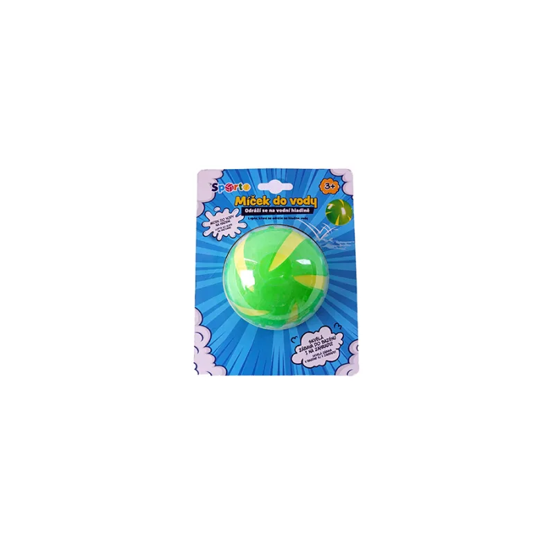 Sporto Mac Toys SPORTO Vodná lopta 8 cm - zelená
