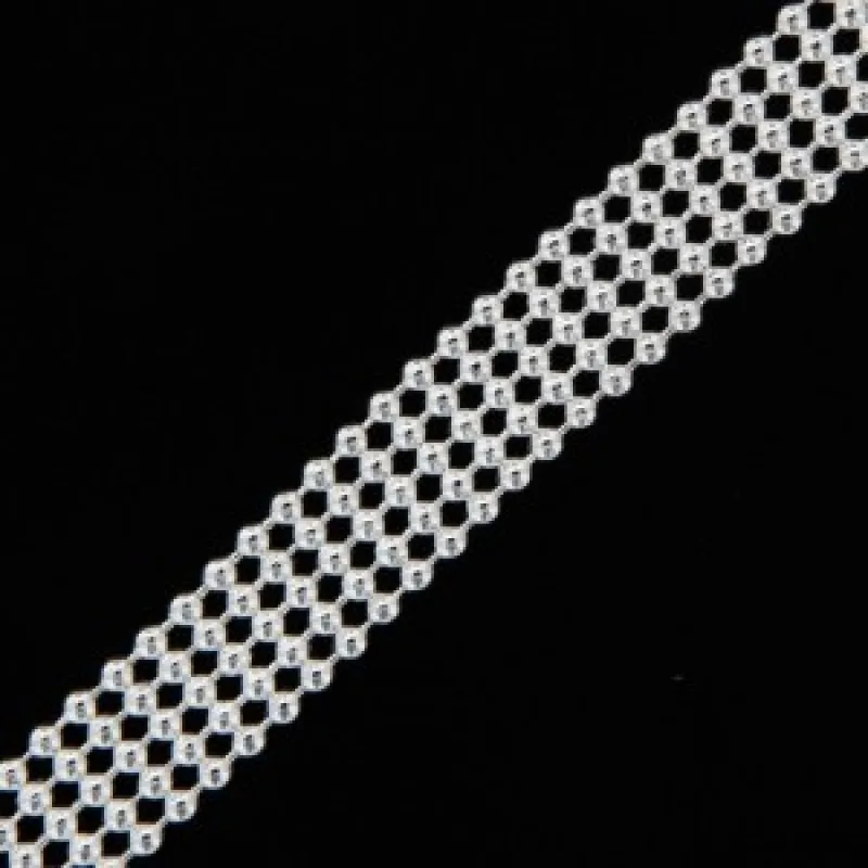 Strieborná retiazka KA BEAD120RH, 40 cm, 9.20 g