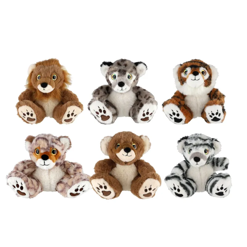 Teddies Zvieratko sediace plyšové 14x16cm 6 druhov