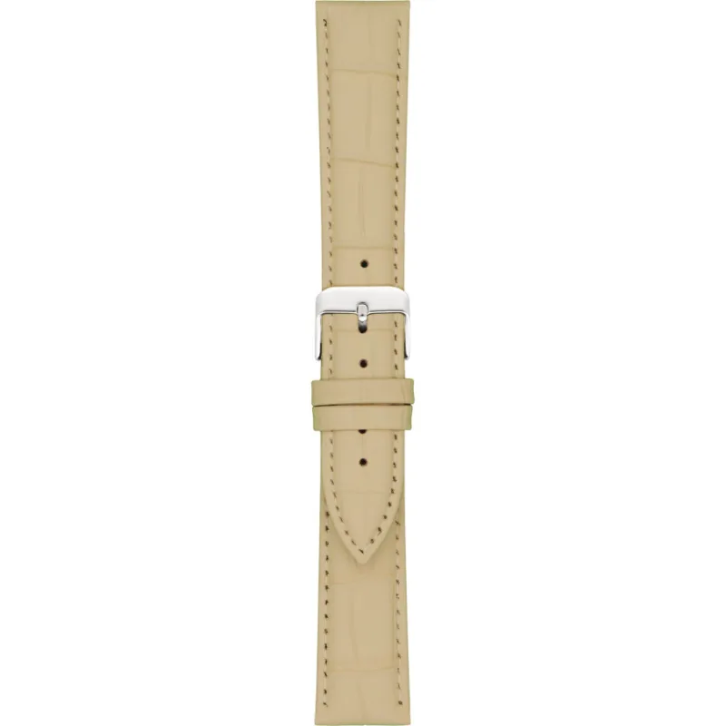 Kožený remienok na hodinky 24 mm béžový A-NIS AK1306.27-24