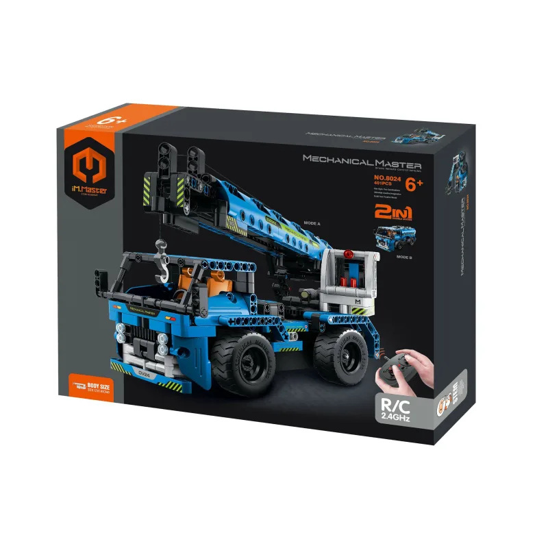 iM.Master Stavebnica iM.MASTER nákladné auto RC 2v1plast 2,4 GHz 401 dielikov na batérie v krabici 35x27x7cm